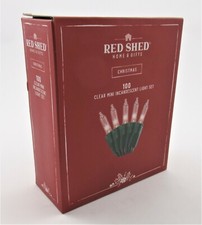 Red Shed Home Gifts 100 Clear Mini incandescent Light Set 1637150 Christmas