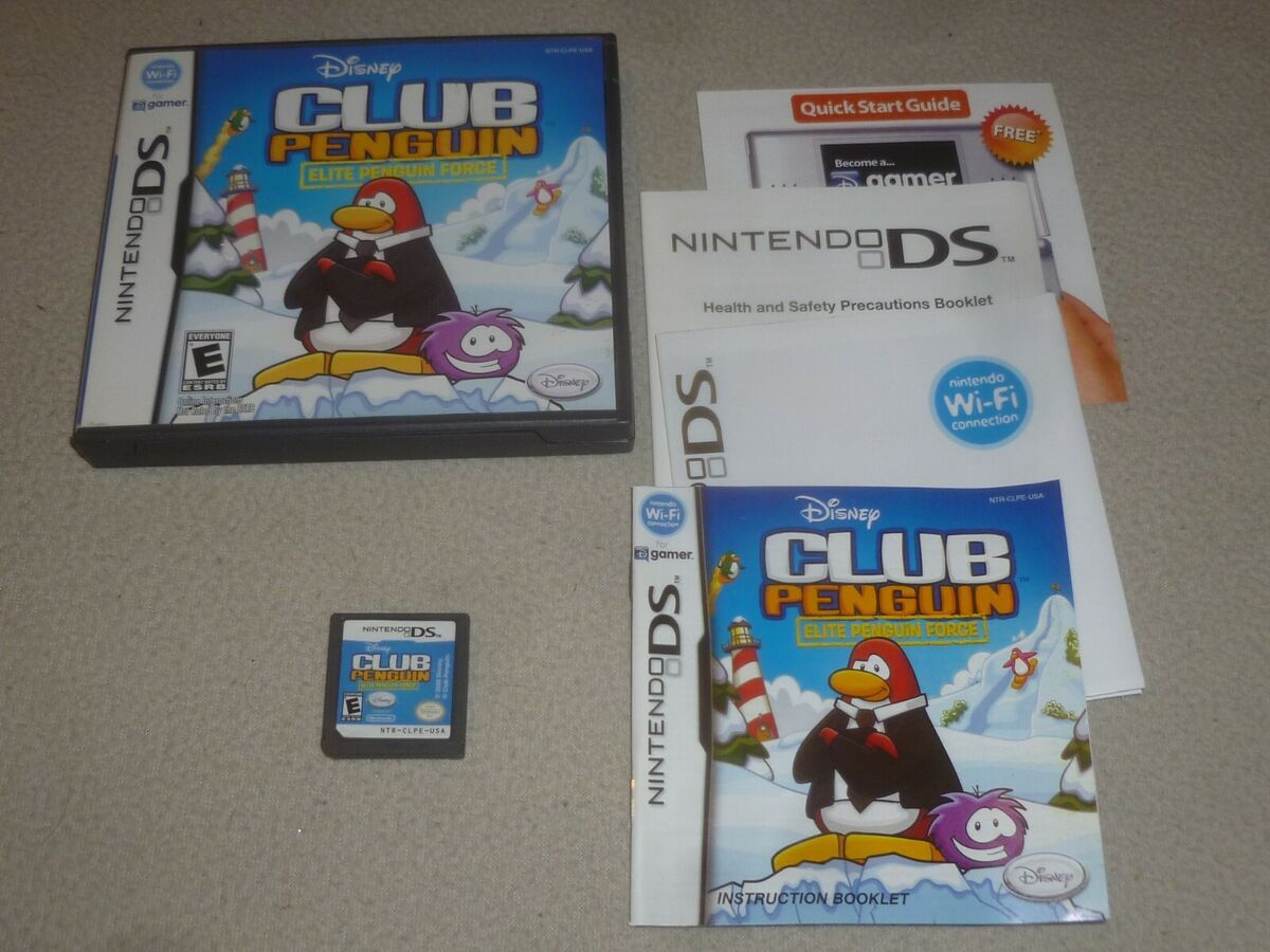 Club Penguin: Elite Penguin Force - Nintendo DS - game, booklet & case