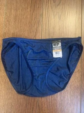 RARE! NWT SEXY! Size 7 (L) Vanity Fair Illumination String Bikini Panties 18108