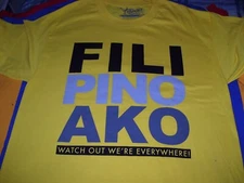 Filipino AKO T-shirt Size XXXL YELLOW