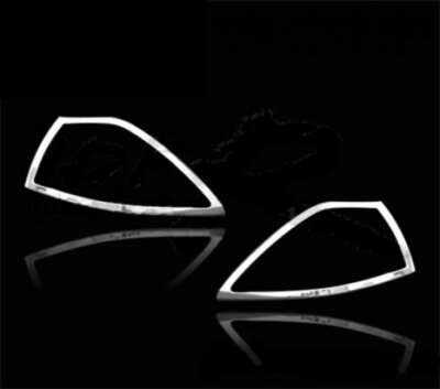 Chrome Taillight Rear Lamp Molding Cover Trim For Renault Megane 2003-2008