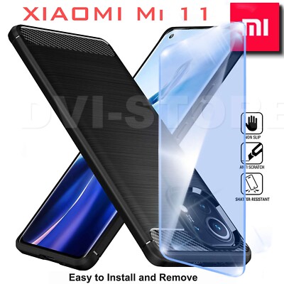 TingYR Cover per Xiaomi Mi 11, Ottima Cover Antiurto TPU Flessibile, Custodia Case per Xiaomi Mi 11 Smartphone.(Blu