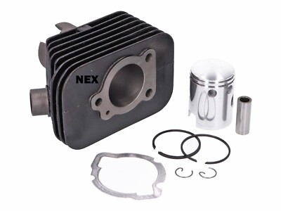 Cylinder Kit For Kinetic Luna TFR Piaggio Vespa 38mm 50cc DR With 12mm Wrist Pin