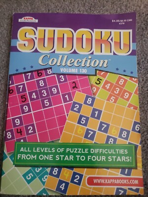 Kappa Sudoku Collection Puzzle Books Magazine size - Vol 130