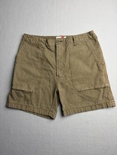 Best Made Co Shorts Mens Green Khaki Chino Cotton Size 31 Ripstop Hiking Outdoor