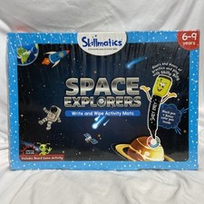 Skillmatics Write And Wipe Activity Mats SPACE EXPLORERS Ages 6-9 NEW