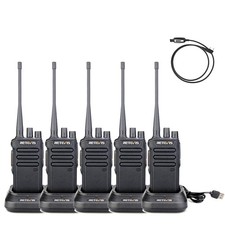 5 DMR Retevis RT43 5W Digital/Analog Walkie Talkie 32CH Radio for Factory USB