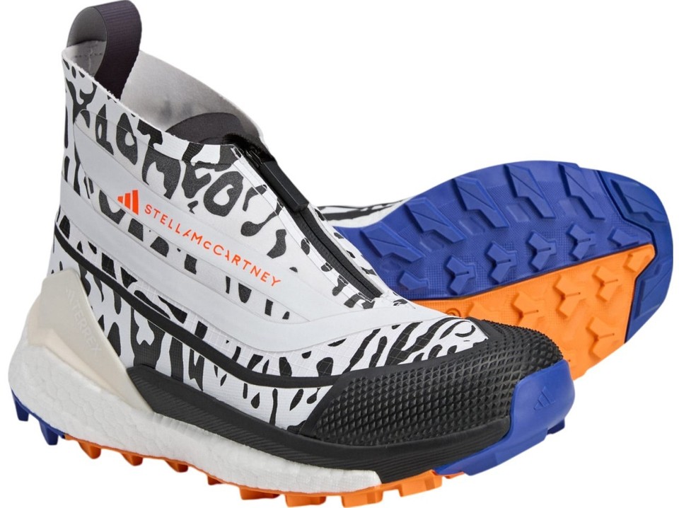 アディダス×ステラマッカートニー  leopard コラボスニーカー adidas Stella McCartney x Terrex Free Hiker GORE-TEX White Black