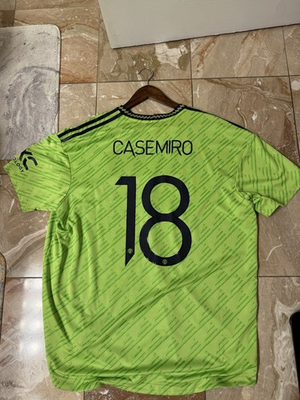 #ad Manchester United 22 23 Third Jersey Casemiro Size XXL $35.00