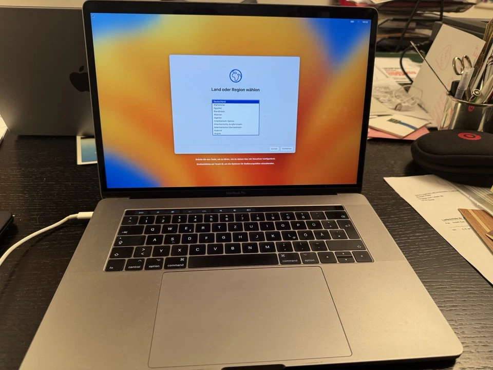 MacBook Pro I7 16GB 15Zoll Mac OS Ventura 13.7.6 3,1 GHz