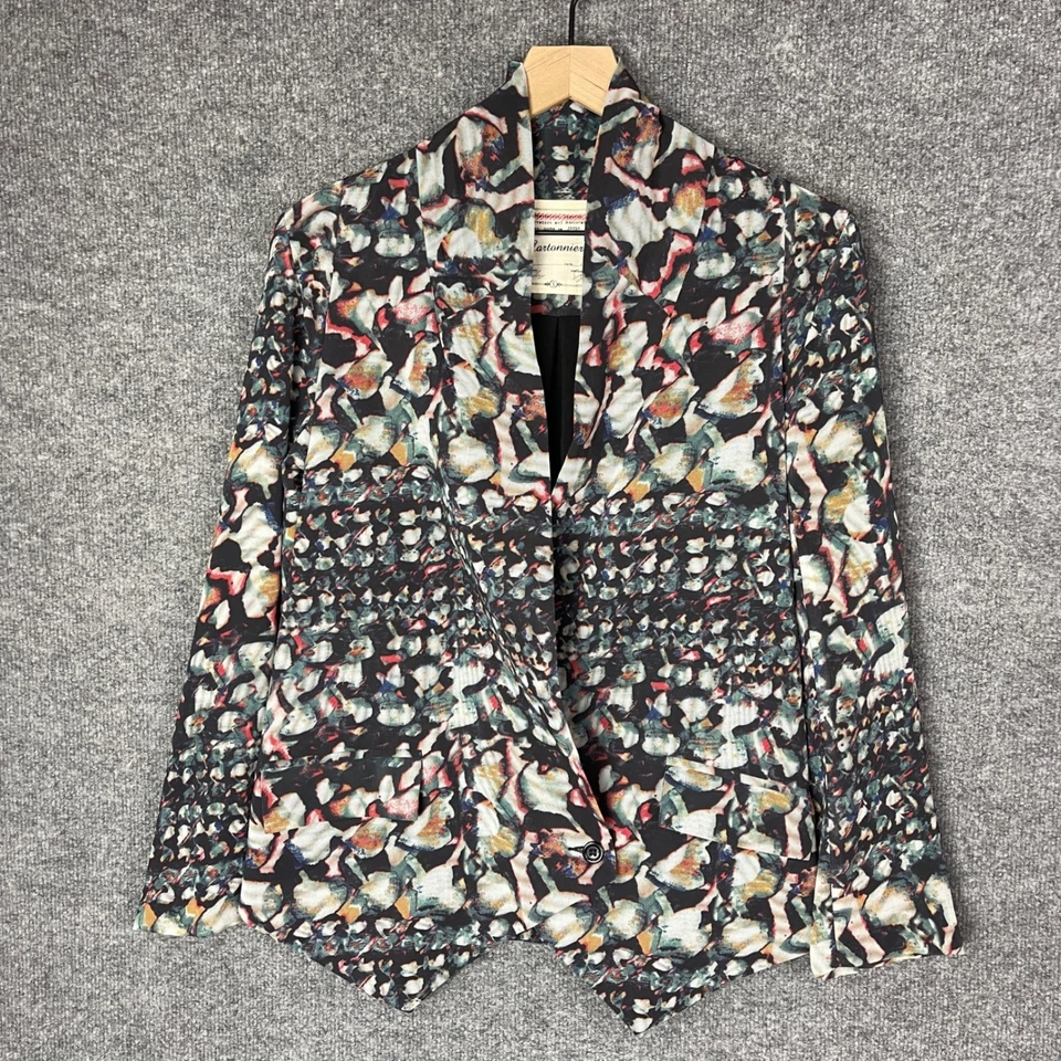 Cartonnier Anthropologie Abstract Print Blazer Jacket Women's Small - Image 2 of 4