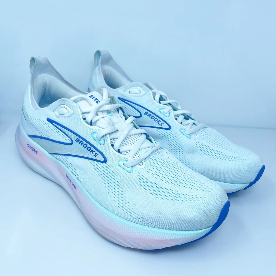 Brooks Mujer Glycerin 22 1204341B110 Azul Zapatos para Correr Tenis Talla 12 B Foto 2 de 4