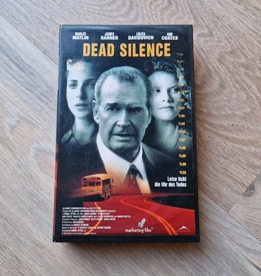 Dead Silence - Marketing VHS Rarität - 1997 James Garner & Kim Coates Thriller 
