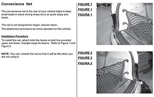 Stretchable Truck Bed Cargo Net 4x4–7x7 ft with Hooks for GMC Acadia Buick Encla Foto 4 de 4