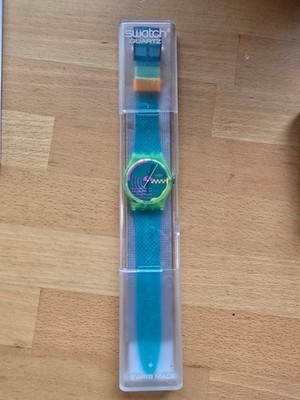 Swatch Gent vintage 90er Honor Ride Herrenuhr Grün mens watch Ref. GJ104