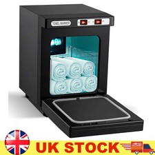 5L Hot Towel Warmer Cabinet UV Sterilizer Box Facial Beauty Salon Equipment -UK