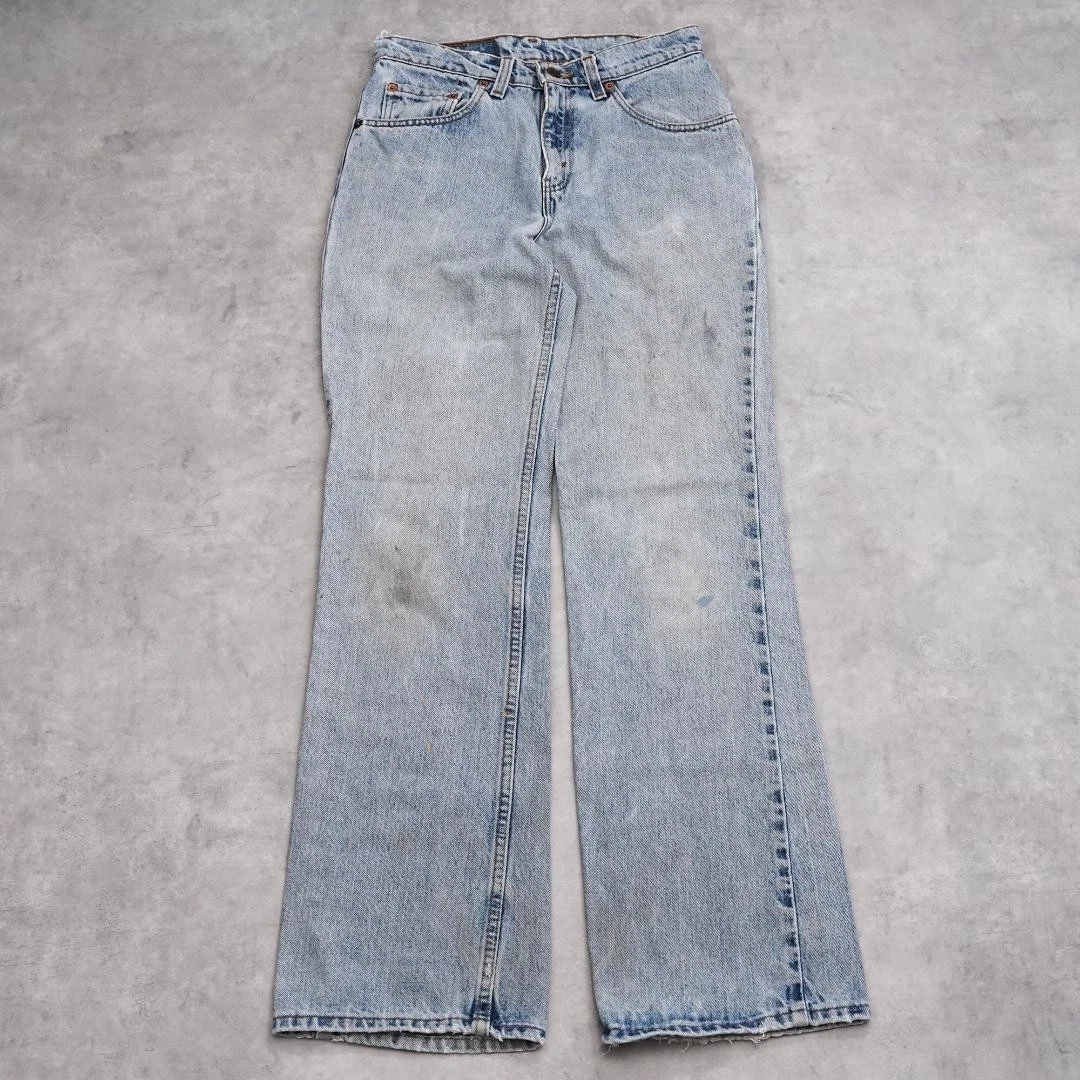 Levi's 517 W27 Flare Denim Blue Vintage 90s Made in USA 20511