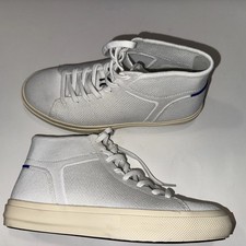 Rothy's The High Top Lace Sneaker - White - Women's Size 9