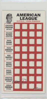 2016 Topps Heritage High Number Frank Robinson #67BP-FR HOF 0x1z