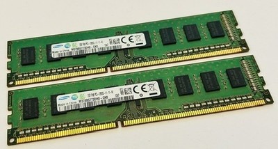 4GB Kit (2 x 2GB) Samsung M378B5773DH0-CK0 PC3-12800U DDR3 Computer Arbeitsspeicher RAM