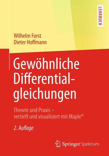 Wilhelm Forst (U. A.) | GewöHnliche Differentialgleichungen | Taschenbuch (2013)-image