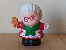 Fisher Price Little People Mrs Santa Claus Gingerbread Christmas Holiday 2002