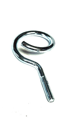 100-Pk 1-1/4  ID Bridle Ring 1/4-20 Thread Zinc Plated Steel