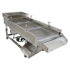 Linear Vibrating Screen Sifter with 7mm Screen Straight Vibrating Sieve Shaker
