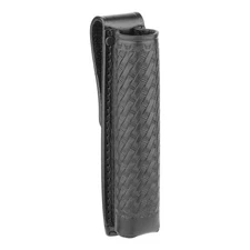 Dutyman 3911 Long Plain Leather Baton Pouch, Black