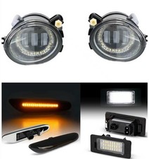 Set LED Nebelscheinwerfer schwarz klar kompatibel für alle BMW 5er E39  95-04