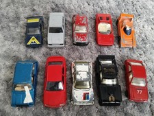 Vintage Diecast Lot x 10 Mostly Corgi Sports Cars In Ok Condition 12 