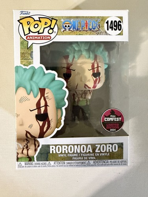 #ad Funko Pop One Piece Roronoa Zoro Figure Nothing Happened Comfest #327 $150.00