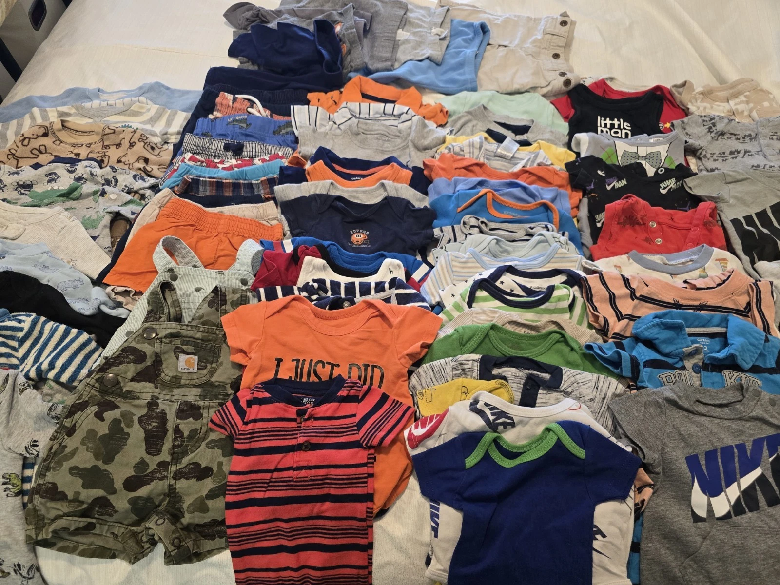 75 Pc Lot Baby Boys Sz 0-3 Months Summer Spring Fall Clothes Guc