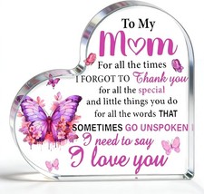 Gifts For Mom From Daughter Son Birthday Gifts For Mom Heart Shaped Acrylic