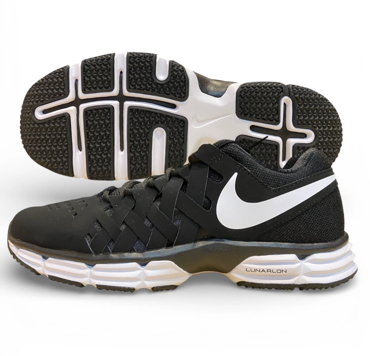 Nike Mens Lunar Fingertrap TR White Black Sneakers Athletic Shoes Size 11.5 Buy Nike Men main image 4