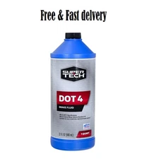 Super Tech Dot 4 Motor Vehicle Brake Fluid, 32 fl oz