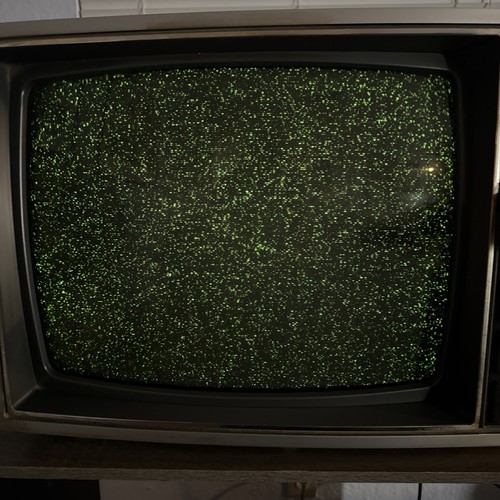 Retro 1986 White Zenith B1996W System 3 19" Color Sentry CRT TV - Turns On - Afbeelding 8 van 9