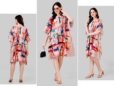 Kurti Digitally Printed Polyester Crepe Dress - 34 Free Shipping