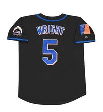 David Wright New York Mets 2004 Shea 40th Alt Black Jersey Men's L-XL