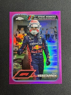 2024 Topps Chrome Formula 1 - Max Verstappen #149 Pink Refractor /75 