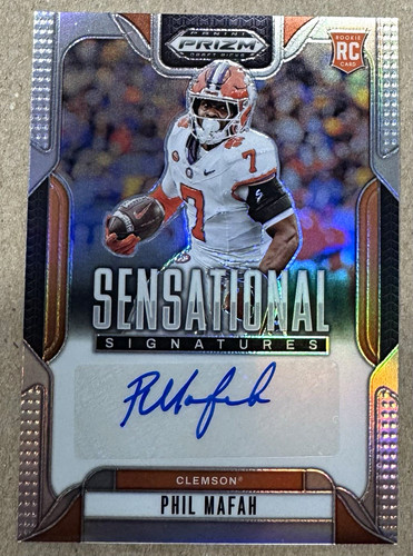 Panini 2025 Prizm Draft Picks Sensational Signatures Phil Mafah RC Auto SS-PMH