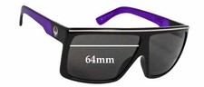 SFx Replacement Sunglass Lenses fits Dragon Fame - 64mm Wide