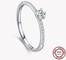 round stone minimal ring, silver round stone ring, gold minimal round ring