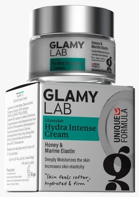 Glamy Lab Hydra Intense Cream Helps with Dry ,Rough & Pale Skin with honey 50gm