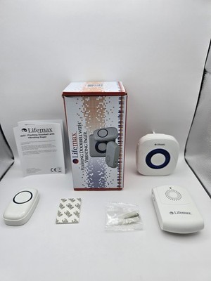 Lifemax Blinkende Türklingel mit Vibrations-Pager - Hörgeschädigtes Glockenspiel