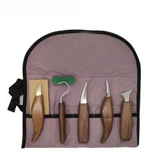 Wood Carving Kit, 8 Pieces Tools Manual Set with Needle File Spoon for Beginners