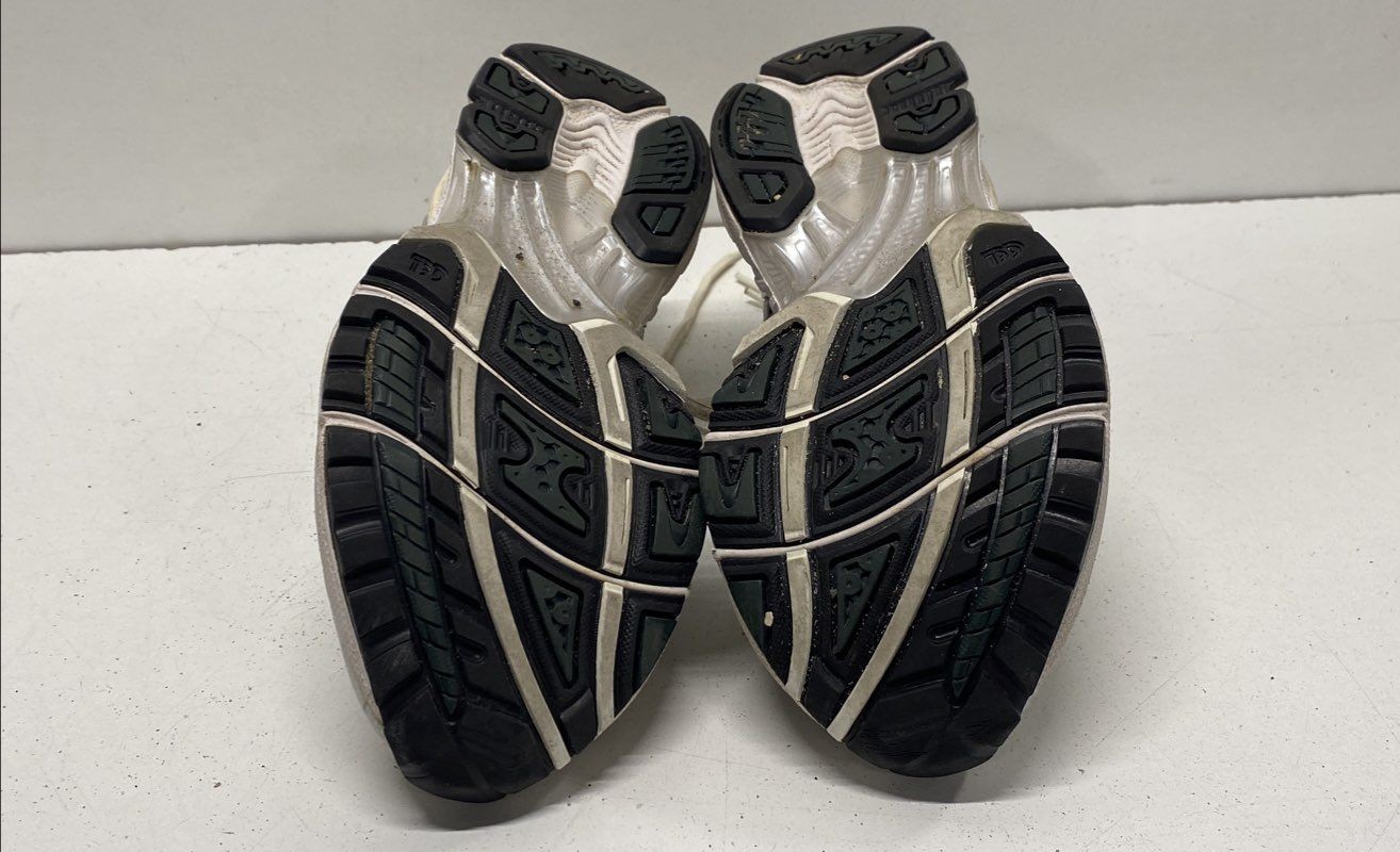 Asics Silver/beige Solid Sneaker Running Shoes Me… - image 7