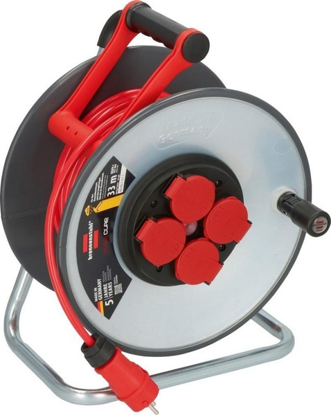Brennenstuhl Kabeltrommel Stahlkern Professional H07BQ-F3G1,5, 33M-image