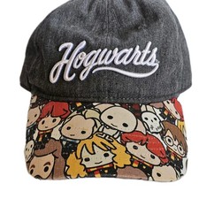 Harry Potter Hogwarts Chibi Character Hat Cap Adjustable Wizarding World, NEW