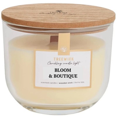Große Duftkerze im Glas Deckel Holzdocht Treewick XL oval Aromakerze 30–80 Std
